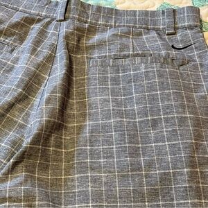 Men’s Nike Tour Performance Gray Plaid Golf Shorts
